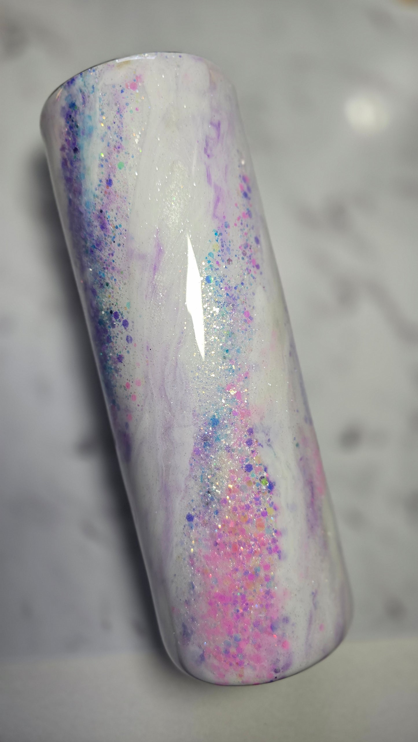 Marble milky way swirl tumbler