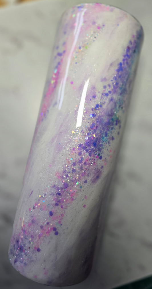 Marble milky way swirl tumbler