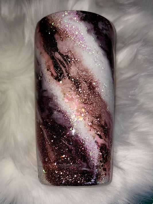 20oz Rose Gold Swirl Tumbler