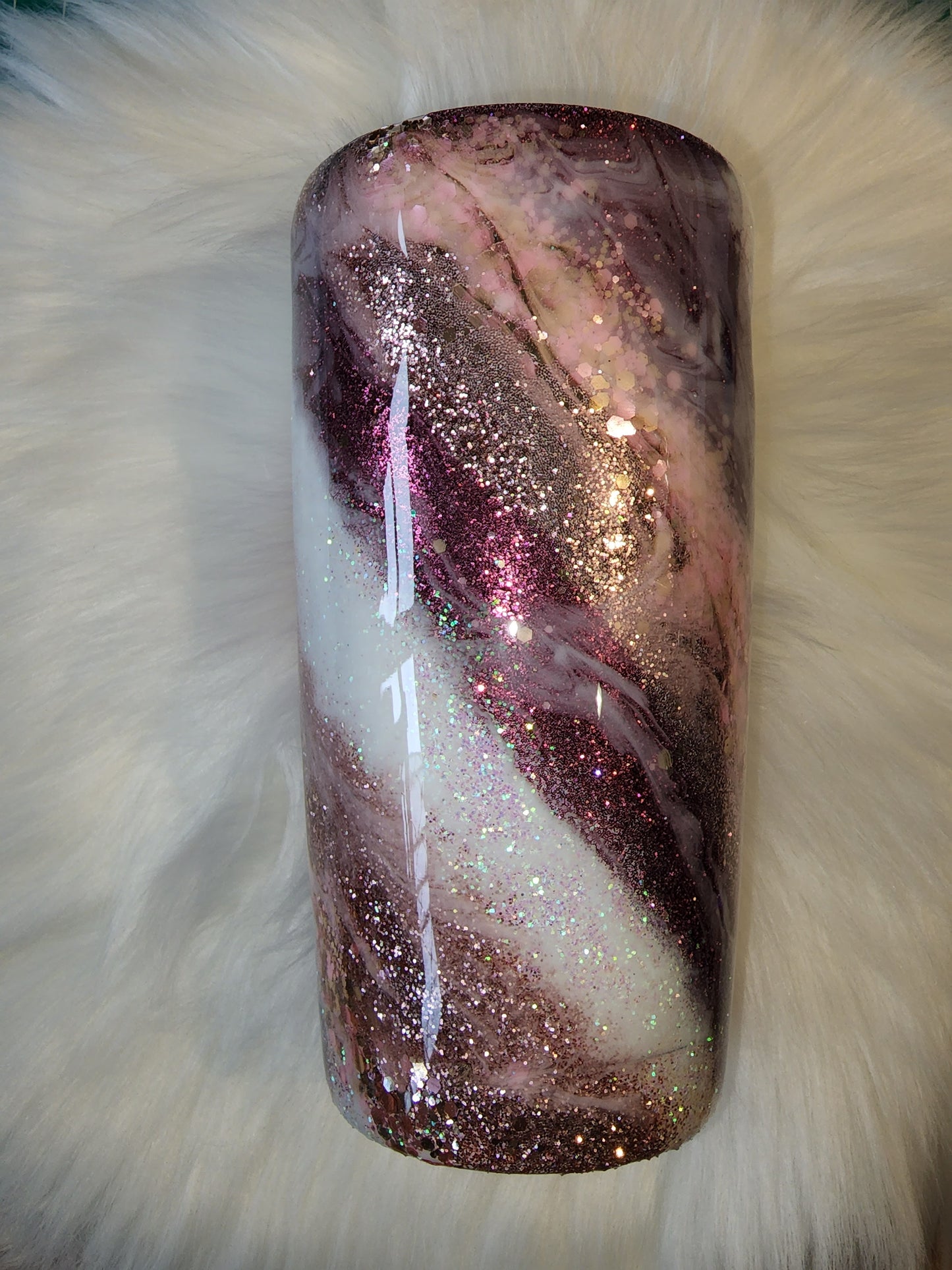 20oz Rose Gold Swirl Tumbler